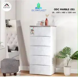 Olymplast Drawer Cabinet Marble 05