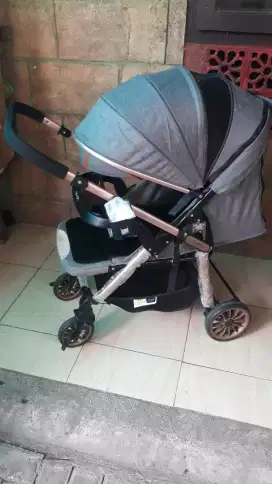 Preloved stroller pliko falcon