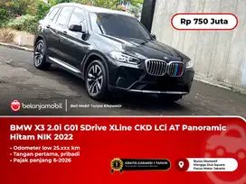 [ LOW KM ] BMW X3 X 3 2.0i G01 SDrive XLine LCi AT 2022/2023