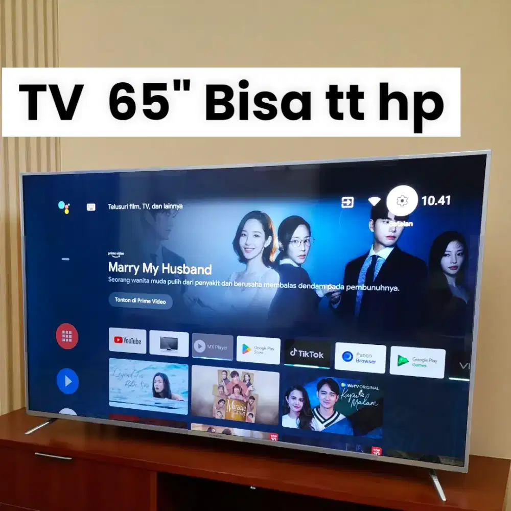 Bisa tt hp - TV Changhong 65inch 4K UHD msh bening