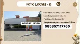 Disewakan tanah 0 jalan raya merr. Cocok untuk F& B