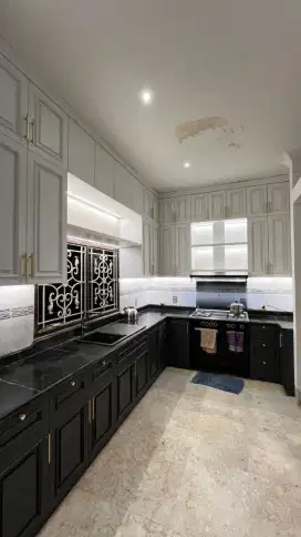 Interior custom kitchen set, wardrobe, partisi, backdrop tv dll