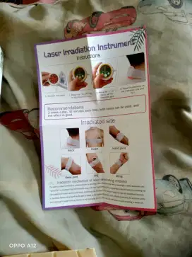 Alat terapi laser 13 titik dan alat pijat elektrik, original