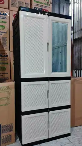 PROMO LEMARI PLASTIK JUMBO TINGGI 172 CM BISA COD KIRIM