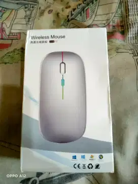 Jual satu paket mouse RGB dan bluetooth keyboard, kondisi baru