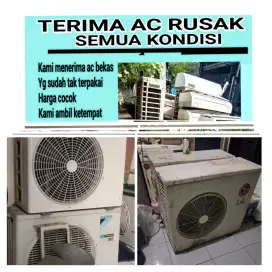 Terima ac bekas rusak