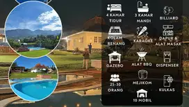 Villa di puncak nyaman dan indah