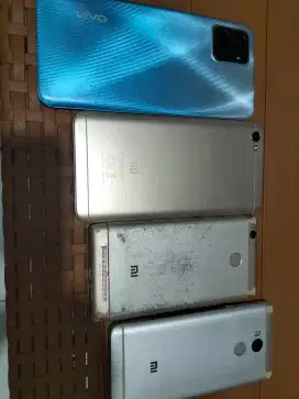 Jual 4 hp mati (1 vivo,3 xiomi)