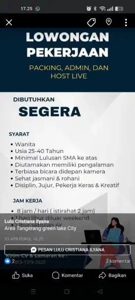 Host live cewek cowok