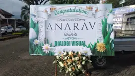 PAPAN BUNGA PRINT/PAPAN UCAPAN