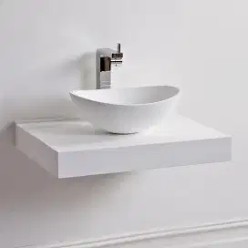 Wastafel Keramik Kabinet Megah Minimalis