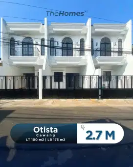 Dijual rumah bagus akses 2mobil lokasi otista cawang jakarta timur