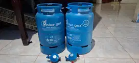 2 Tabung BlueGaz & Regulator
