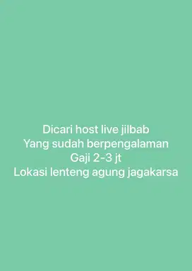 Di cari host live