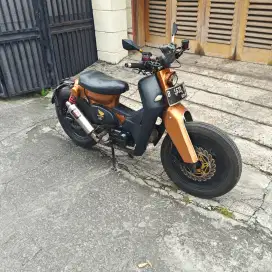 Honda Astrea Grand Bobber Tahun 1997 Modif Custom Classic SS Lengkap