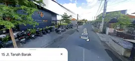 Tanah Sewa Jl Tanah Barak Canggu