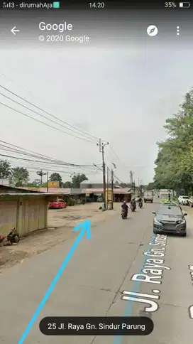 Dijual tanah di parung bogor