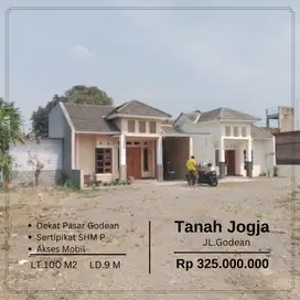 Dekat Pasar Godean Jalan Godean KM.10 SHM Siap AJB