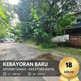 Rumah Lama Butuh Renovasi SHM Kebayoran Baru, Jakarta Selatan