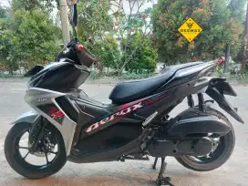 (DP 500)‼️ Plat B TangSel Aerox Connected Hitam Silver 2023