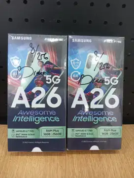 NEW SAMSUNG A26 5G 8/256 GARANSI RESMI SEGEL