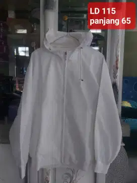 Jaket lacoste putih