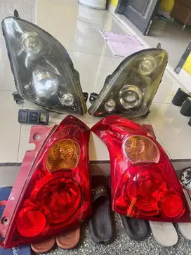 Headlamp mega option & stoplamp swift old15 sport