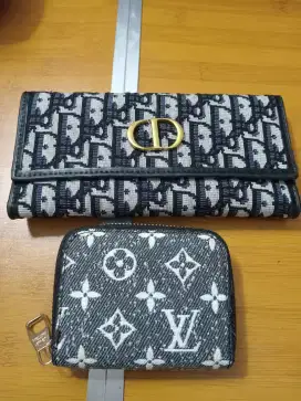 Dompet Dior second dan Pouch kartu LV