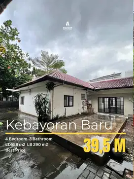 JUAL RUMAH LAMA HITUNG TANAH KEBAYORAN BARU