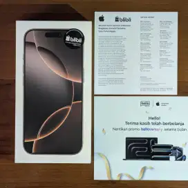 [Desert Titanium] Iphone 16 PRO 128GB Bonus Proteksi 24 Bulan