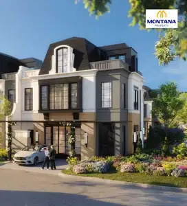 Dijual Rumah Baru 3 Lantai Hook Ada Lift di Spring Summarecon Serpong