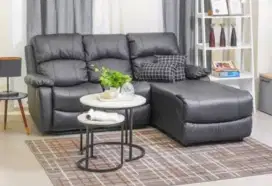 Sofa L Ruang tamu premium reclain