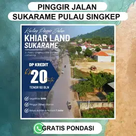 KAVLING PINGGIR JALAN UTAMA COR RIGIT BETON BANDAR LAMPUNG