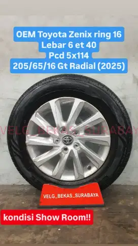 VELG Oem Toyota  ZENIX R16
