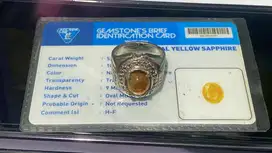 Jual batu yellow safir