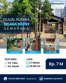 Jual Rumah Bagus Murah Telaga Bodas, Semarang Bisa Nego