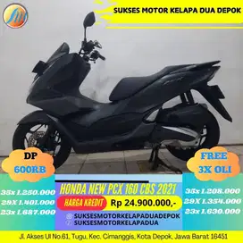 HONDA NEW PCX 160 CBS 2021 CASH/KREDIT DP MULAI 600RB