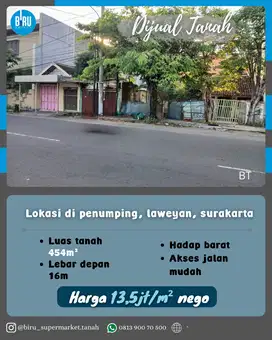 Tanah Di Tengah Kota Solo