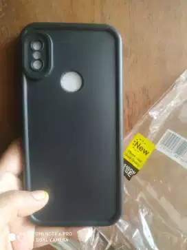 SOFTCASE HITAM REDMI NOTE 6 PRO