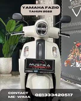 YAMAHA FAZZIO 110 tahun 2022 - WIMA MUSTIKA SULFAT