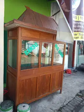Bahan jati gerobak mie ayam dan bakso
