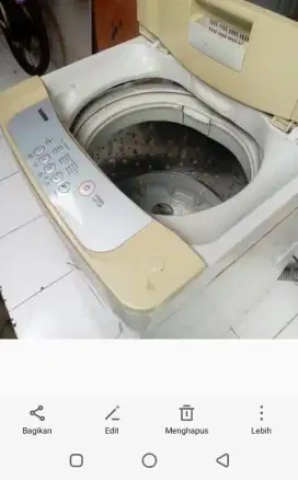 Mesin cuci bekas 1 tabung