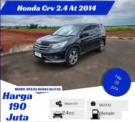 Honda crv 2,4 cc matic low km warna hitam