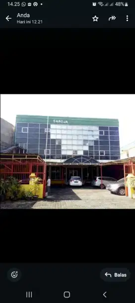 Ruko 3 lantai di jalan soekarno hatta