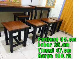Kursi untuk meja makan, Kursi meja Cafe resto, Kursi warung dan kost