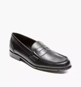 Sepatu Pantotel Mewah Rockport Classic Loafer Black Shoes Size 43 Men