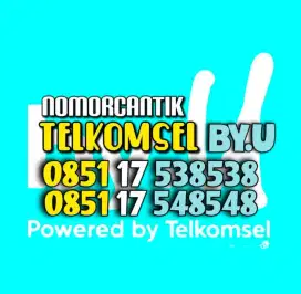 (bisa COD) Nomor Cantik Kartu TELKOMSEL by.U ABC ABC 538 538 #1