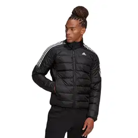Jaket Adidas Essential Down Men Outdoor Original Black 3 Stripes