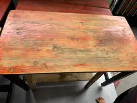 Meja kayu bekas serbaguna