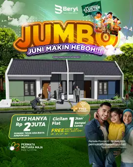 Cicilan 1Jutaan Flat Sampai Lunas Dekat Kota Mandiri Citra Maja Raya